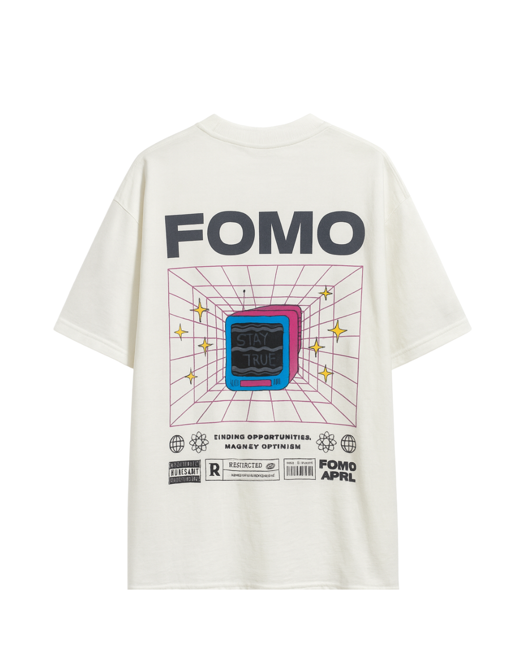 Oversized Five Sleeve T-Shirt