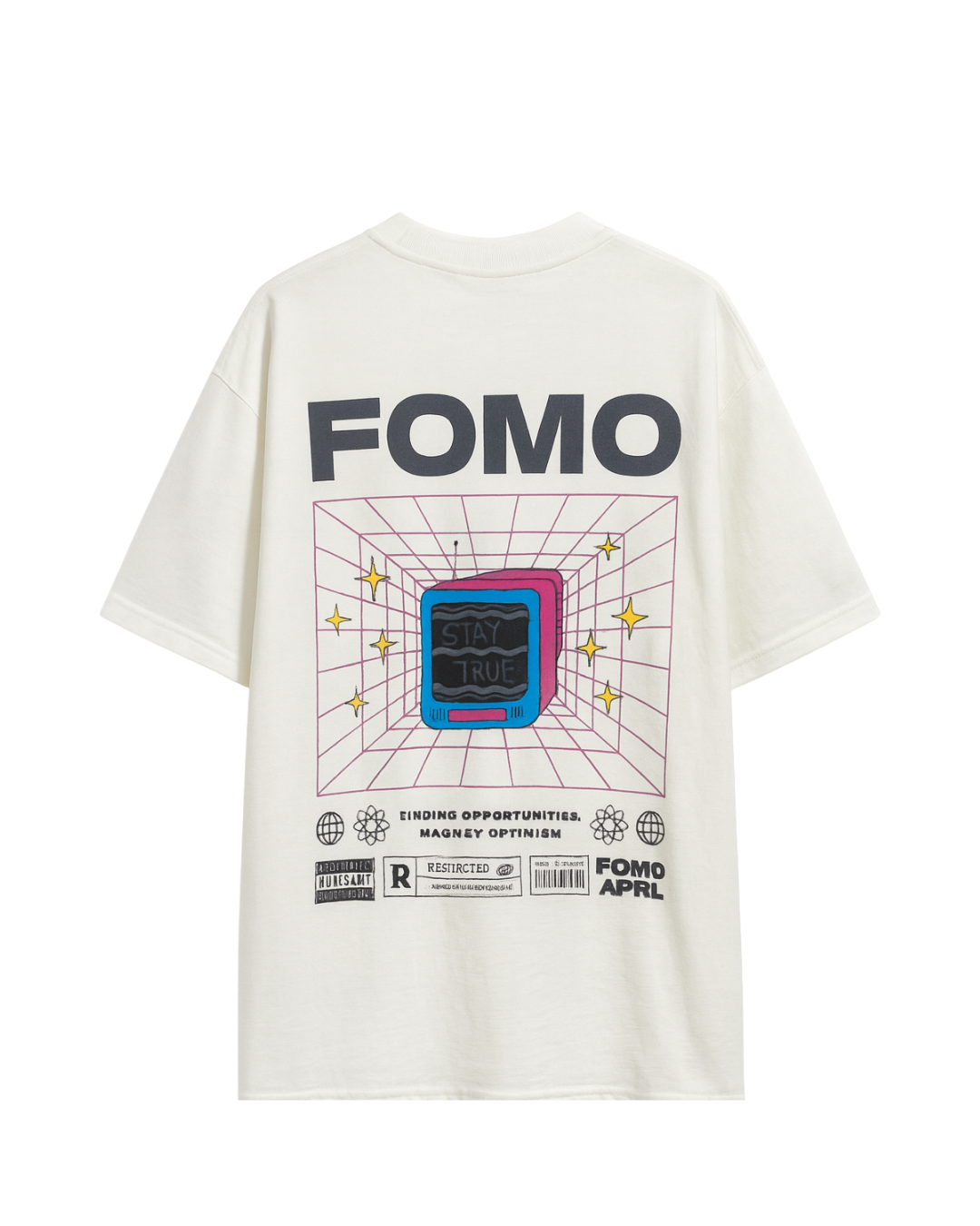 Oversized Five Sleeve T-Shirt